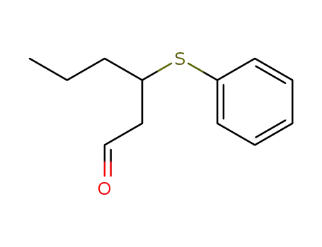 Molecular Structure of 61452-39-9 (Hexanal, 3-(phenylthio)-)