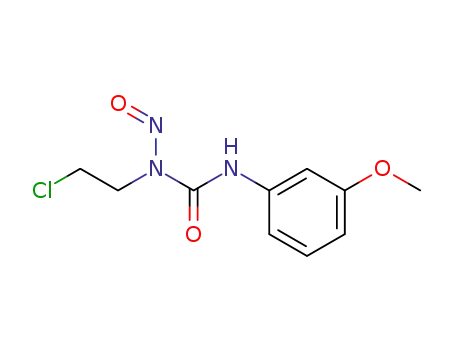 Molecular Structure of 13909-21-2 (1-(2-chloroethyl)-3-(3-methoxyphenyl)-1-nitrosourea)