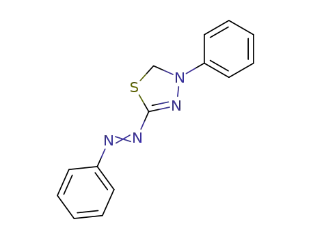Molecular Structure of 17883-56-6 (3-phenyl-5-[(E)-phenyldiazenyl]-2,3-dihydro-1,3,4-thiadiazole)