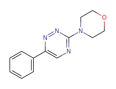 1,2,4-Triazine, 3-(4-morpholinyl)-6-phenyl-