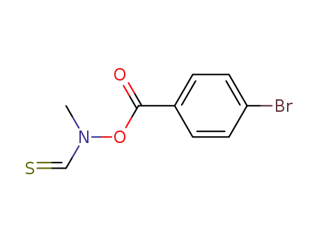 N-(4-Bromo-benzoyloxy)-N-methyl-thioformamide