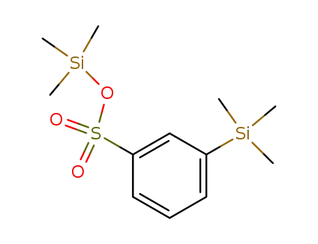 Molecular Structure of 55562-93-1 (Benzenesulfonic acid, 3-(trimethylsilyl)-, trimethylsilyl ester)