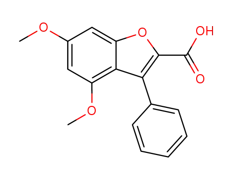 4,6-dimethoxy-3-phenyl-benzofuran-2-carboxylic acid