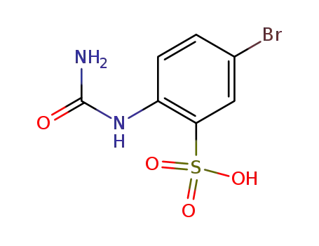 5-bromo-2-ureido-benzenesulfonic acid