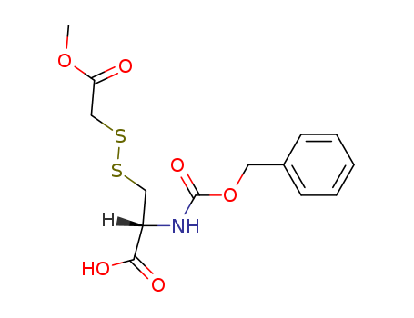 Alanine,N-carboxy-3-[(carboxymethyl)dithio]-, N-benzyl 3-methyl ester, L- (8CI) cas  7697-00-9