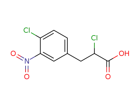 β-(4-Chlor-3-nitro-phenyl)-α-chlor-propionsaeure