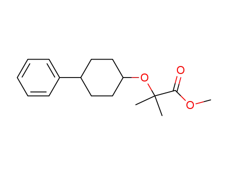2-Methyl-2-((4-phenylcyclohexyl)oxy)propionic acid methyl ester