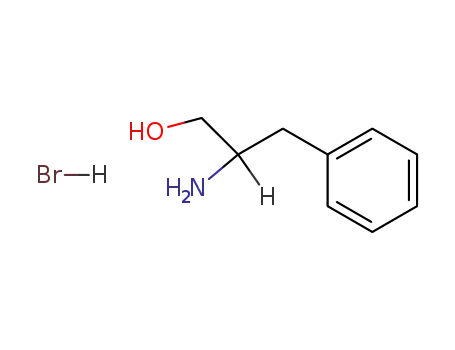Molecular Structure of 13893-59-9 ((+/-)-2-amino-3-phenyl-propan-1-ol; hydrobromide)