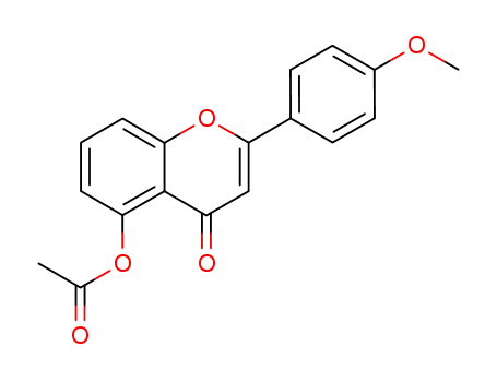 5-acetoxy-2-(4-methoxy-phenyl)-chromen-4-one