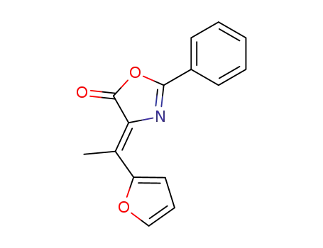 5(4H)-Oxazolone, 4-[1-(2-furanyl)ethylidene]-2-phenyl-, (Z)-