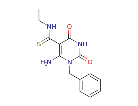 5-Pyrimidinecarbothioamide,6-amino-N-ethyl-1,2,3,4-tetrahydro-2,4-dioxo-1-(phenylmethyl)- cas  60663-65-2