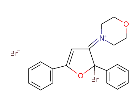 2.5-Diphenyl-3-morpholino-2-bromfurylium bromid