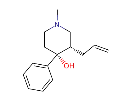 3<i>c</i>-allyl-1-methyl-4-phenyl-piperidin-4<i>r</i>-ol