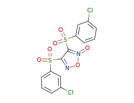 3,4-bis-(3-chloro-benzenesulfonyl)-furazan 2-oxide