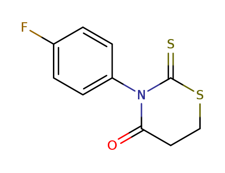 4H-1,3-Thiazin-4-one, tetrahydro-3-(4-fluorophenyl)-2-thioxo-