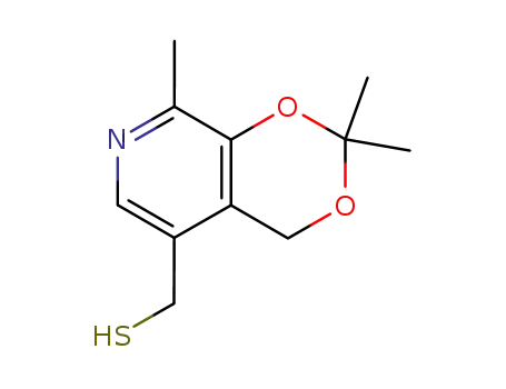 4H-1,3-Dioxino[4,5-c]pyridine-5-methanethiol, 2,2,8-trimethyl-