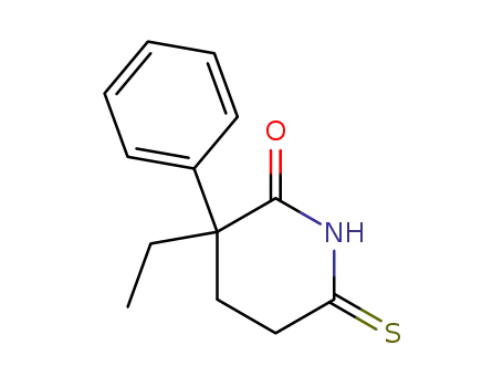 Molecular Structure of 52650-09-6 (3-ethyl-3-phenyl-6-thioxo-piperidin-2-one)