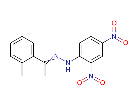 Ethanone, 1-(2-methylphenyl)-, (2,4-dinitrophenyl)hydrazone