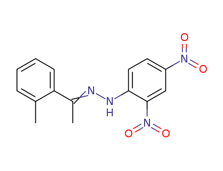 Ethanone, 1-(2-methylphenyl)-, (2,4-dinitrophenyl)hydrazone