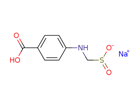 Molecular Structure of 13573-97-2 (4-(sulfinomethyl-amino)-benzoic acid ; sodium salt)
