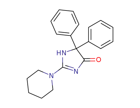 4H-Imidazol-4-one, 1,5-dihydro-5,5-diphenyl-2-(1-piperidinyl)-