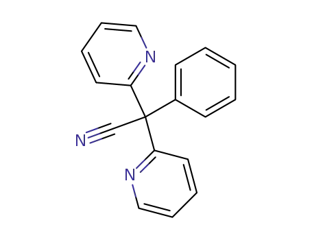 Molecular Structure of 861069-66-1 (phenyl-di-[2]pyridyl-acetonitrile)