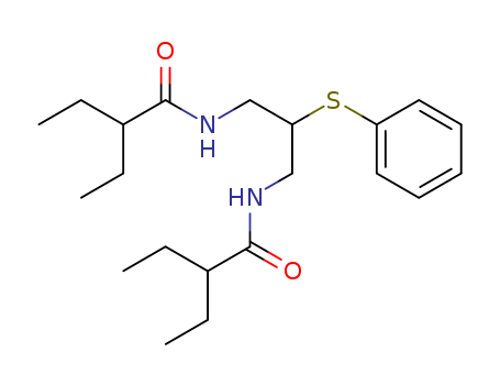 Butanamide, N,N'-[2-(phenylthio)-1,3-propanediyl]bis[2-ethyl-