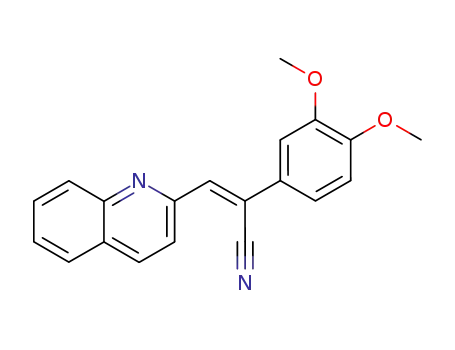3<i>c</i>-[2]quinolyl-2-(3,4-dimethoxy-phenyl)-acrylonitrile