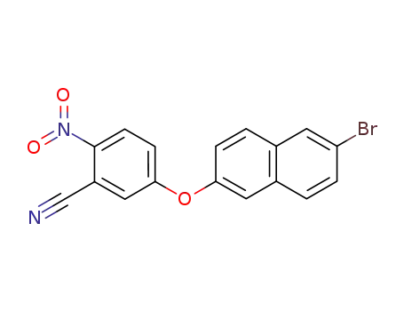5-(6-Bromo-naphthalen-2-yloxy)-2-nitro-benzonitrile