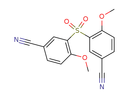 4,4'-dimethoxy-3,3'-sulfonyl-di-benzonitrile