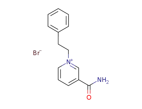Molecular Structure of 109101-59-9 (3-carbamoyl-1-phenethyl-pyridinium; bromide)