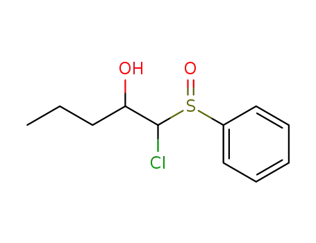 1-(Benzenesulfinyl)-1-chloropentan-2-ol
