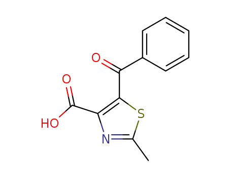 4-Thiazolecarboxylic acid, 5-benzoyl-2-methyl-