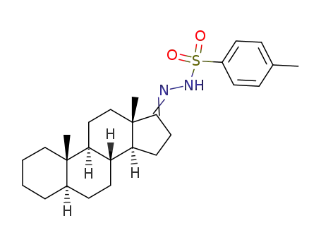 Molecular Structure of 4321-14-6 (5α-Androstan-17-on-p-toluolsulfonylhydrazon)