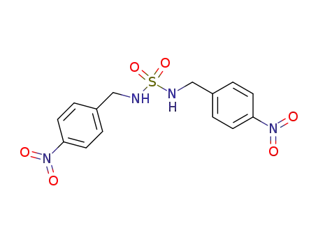 Molecular Structure of 52401-97-5 (<i>N</i>,<i>N</i>'-bis-(4-nitro-benzyl)-sulfamide)