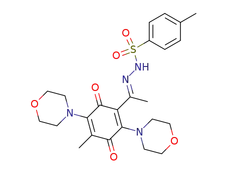 2-methyl-3,6-di-morpholin-4-yl-5-[1-(toluene-4-sulfonylhydrazono)-ethyl]-[1,4]benzoquinone