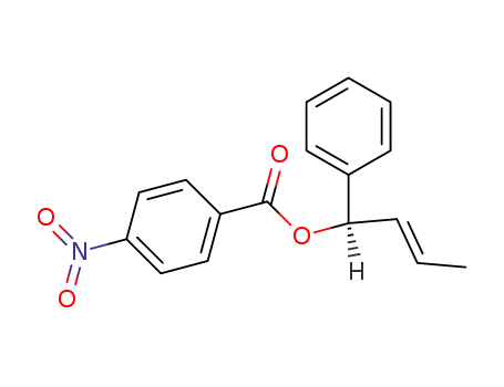 Molecular Structure of 26291-01-0 ((<i>R</i>)-1-(4-nitro-benzoyloxy)-1-phenyl-butene-(2<i>t</i>))