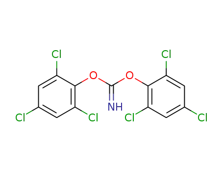 Molecular Structure of 14666-16-1 (Iminokohlensaeure-bis-(2,4,6-trichlor-phenylester))