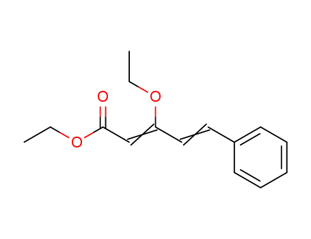 3-Aethoxy-5-phenyl-2,4-pentadiensaeure-aethylester