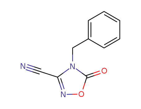 4-benzyl-5-oxo-4,5-dihydro-[1,2,4]oxadiazole-3-carbonitrile