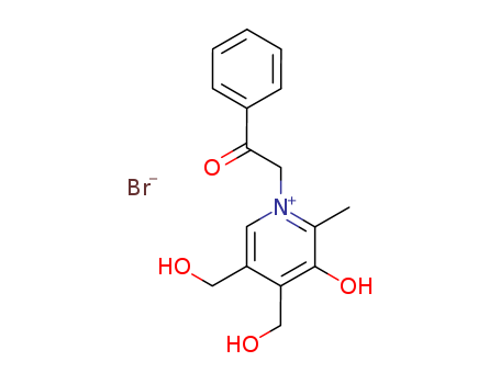 Pyridinium,3-hydroxy-4,5-bis(hydroxymethyl)-2-methyl-1-(2-oxo-2-phenylethyl)-, bromide(1:1) cas  6273-67-2
