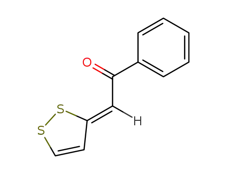Ethanone,2-(3H-1,2-dithiol-3-ylidene)-1-phenyl-