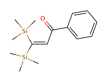 1-Phenyl-3,3-bis-trimethylsilanyl-propenone