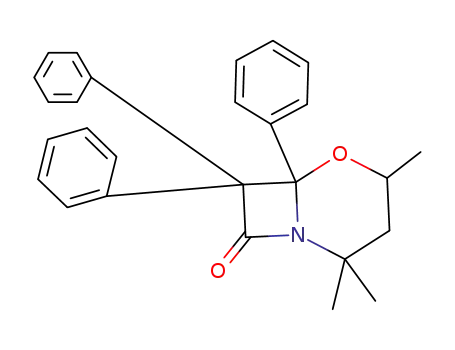 2,2,4-trimethyl-6,7,7-triphenyl-5-oxa-1-aza-bicyclo[4.2.0]octan-8-one