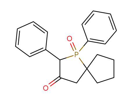1-oxo-1,2-diphenyl-1λ<sup>5</sup>-phospha-spiro[4.4]nonan-3-one