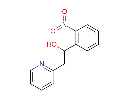 Molecular Structure of 5455-70-9 (1-(2-nitrophenyl)-2-pyridin-2-yl-ethanol)