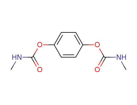 Molecular Structure of 18659-51-3 (1,4-Benzenediol, bis(methylcarbamate))