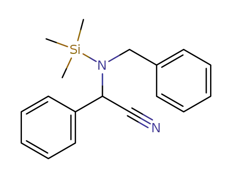 Benzeneacetonitrile, a-[(phenylmethyl)(trimethylsilyl)amino]-