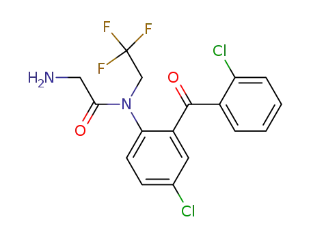 2-Amino-N-[4-chloro-2-(2-chloro-benzoyl)-phenyl]-N-(2,2,2-trifluoro-ethyl)-acetamide
