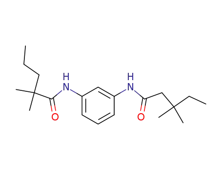 Molecular Structure of 59517-71-4 (Pentanamide,
N-[3-[(3,3-dimethyl-1-oxopentyl)amino]phenyl]-2,2-dimethyl-)